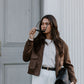 Vanessa Knit Cardigan - Beige Marle