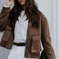Vanessa Knit Cardigan - Beige Marle