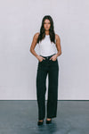 DISPATCH 07.05.25 - Carissa Wide Leg Jeans - Washed Black