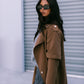 Sarah Trench Coat - Toffee Brown