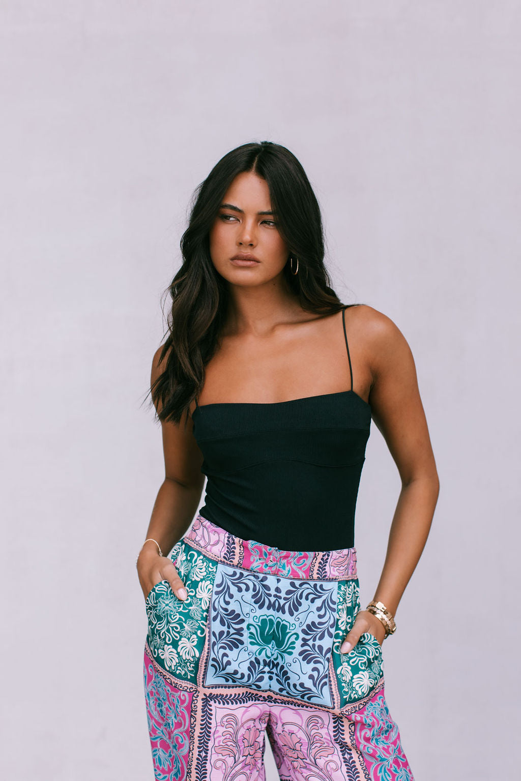 Dante Pants Paisley Tile Print