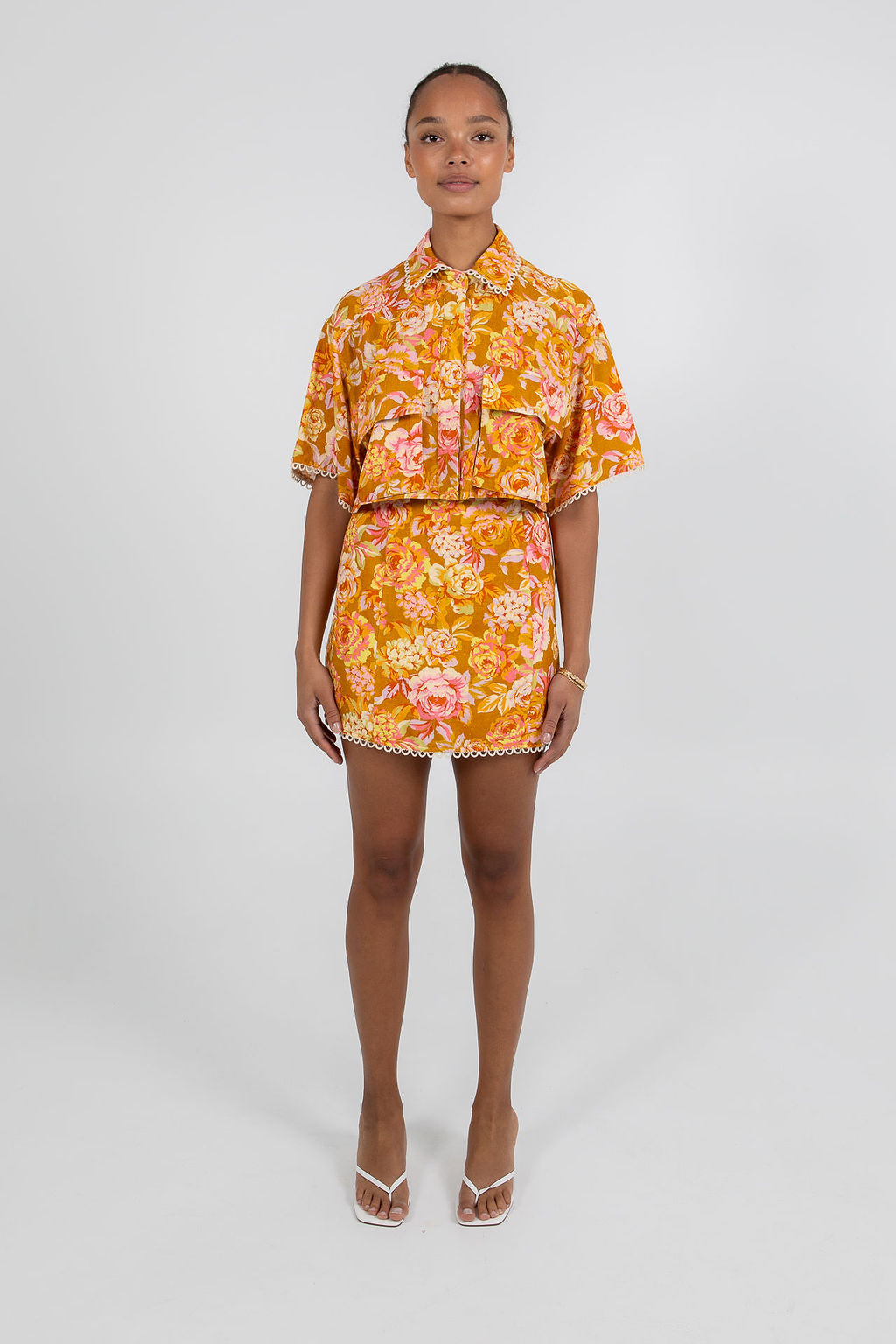 Esimio Shirt Hinterbloom Print