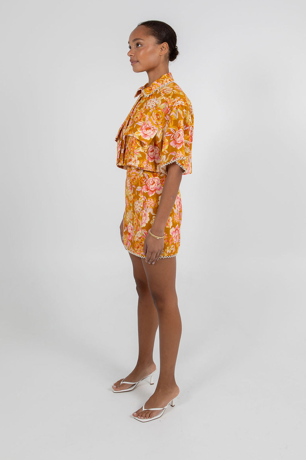 Esimio Shirt Hinterbloom Print