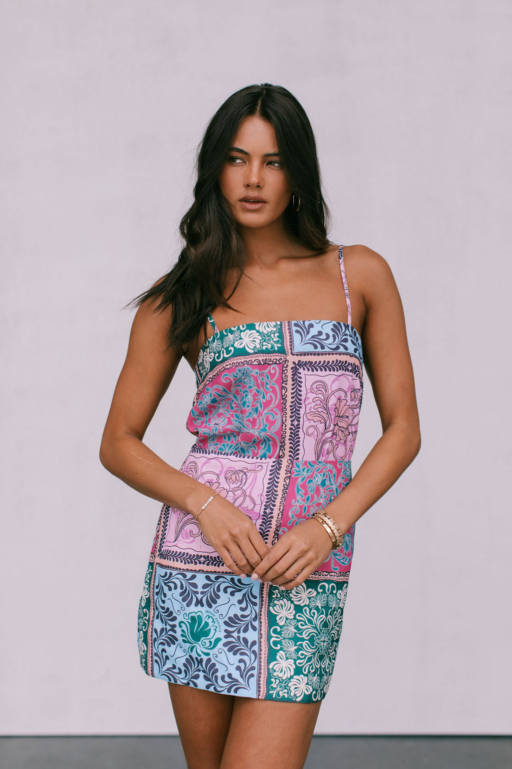 Viola Top Paisley Tile Print