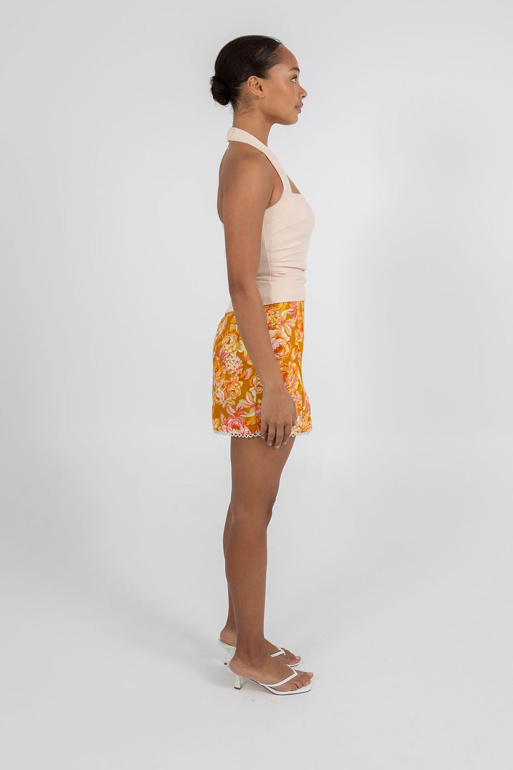 COMING SOON - Aprire Mini Skirt - Hinterbloom Print