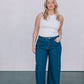 DISPATCH 07.05.25 - Janey Wide Leg Jeans - Dark Blue Wash