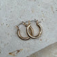 Eliddy Small Hoop Earrings - Gold