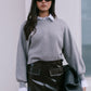 Yanica Knit Jumper - Grey