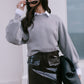 Yanica Knit Jumper - Grey