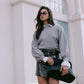 Yanica Knit Jumper - Grey