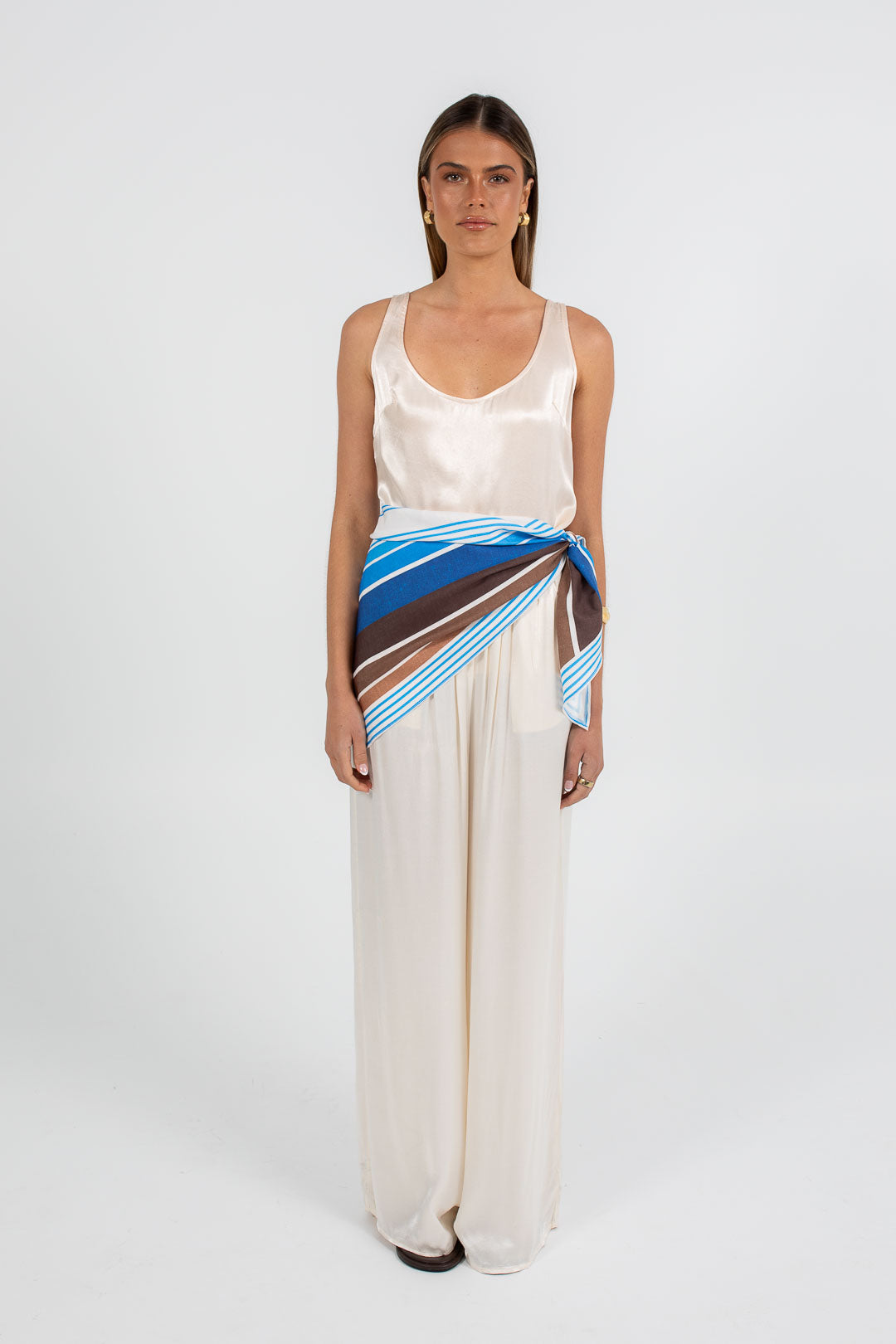 COMING SOON - Gavdos Scarf Top - Paros Stripe