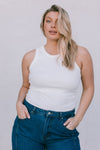 DISPATCH 07.05.25 - Janey Wide Leg Jeans - Dark Blue Wash