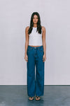 DISPATCH 07.05.25 - Janey Wide Leg Jeans - Dark Blue Wash