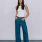 DISPATCH 07.05.25 - Janey Wide Leg Jeans - Dark Blue Wash