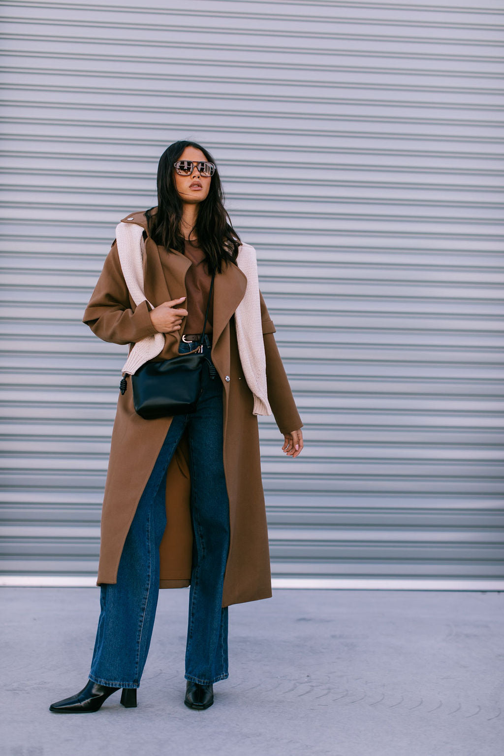 Sarah Trench Coat Tan Brown
