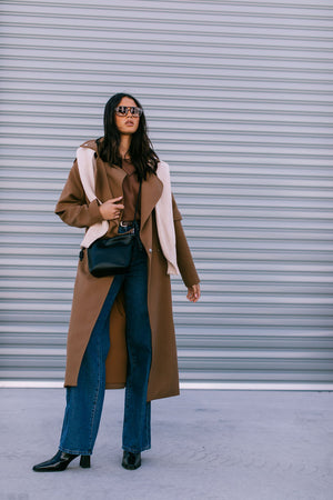 Sarah Trench Coat - Toffee Brown