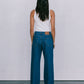 DISPATCH 07.05.25 - Janey Wide Leg Jeans - Dark Blue Wash