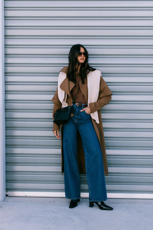 Sarah Trench Coat - Toffee Brown