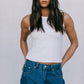 DISPATCH 07.05.25 - Janey Wide Leg Jeans - Dark Blue Wash