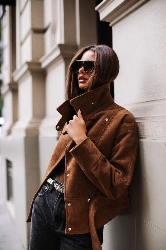 Kai Jacket Tan Brown