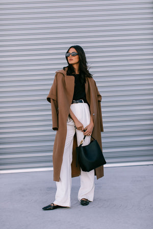 Sarah Trench Coat - Toffee Brown