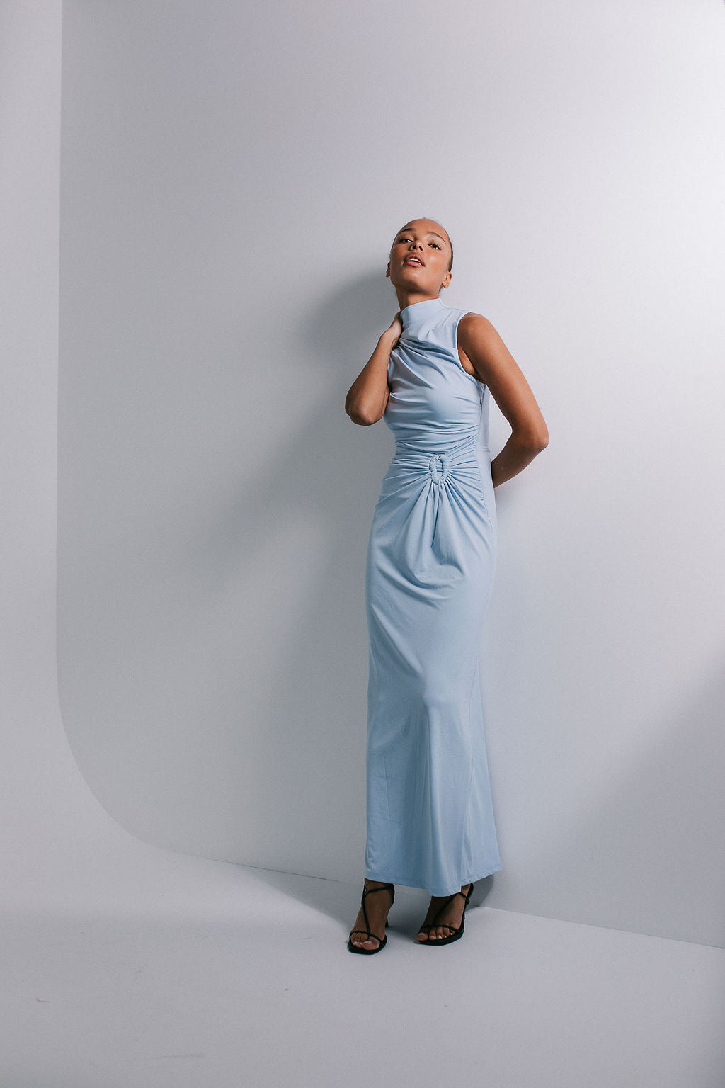 Ulla Maxi Dress Baby Blue