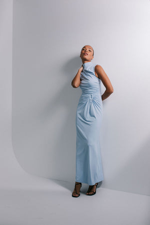 Ulla Maxi Dress - Baby Blue