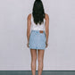 Erin Mini Denim Skirt - Light Wash Blue