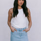 Erin Mini Denim Skirt - Light Wash Blue