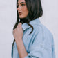 Erin Mini Denim Skirt - Light Wash Blue