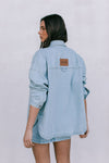Ilou Denim Shirt - Light Wash Blue