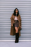 Sarah Trench Coat - Toffee Brown