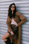 Sarah Trench Coat - Toffee Brown