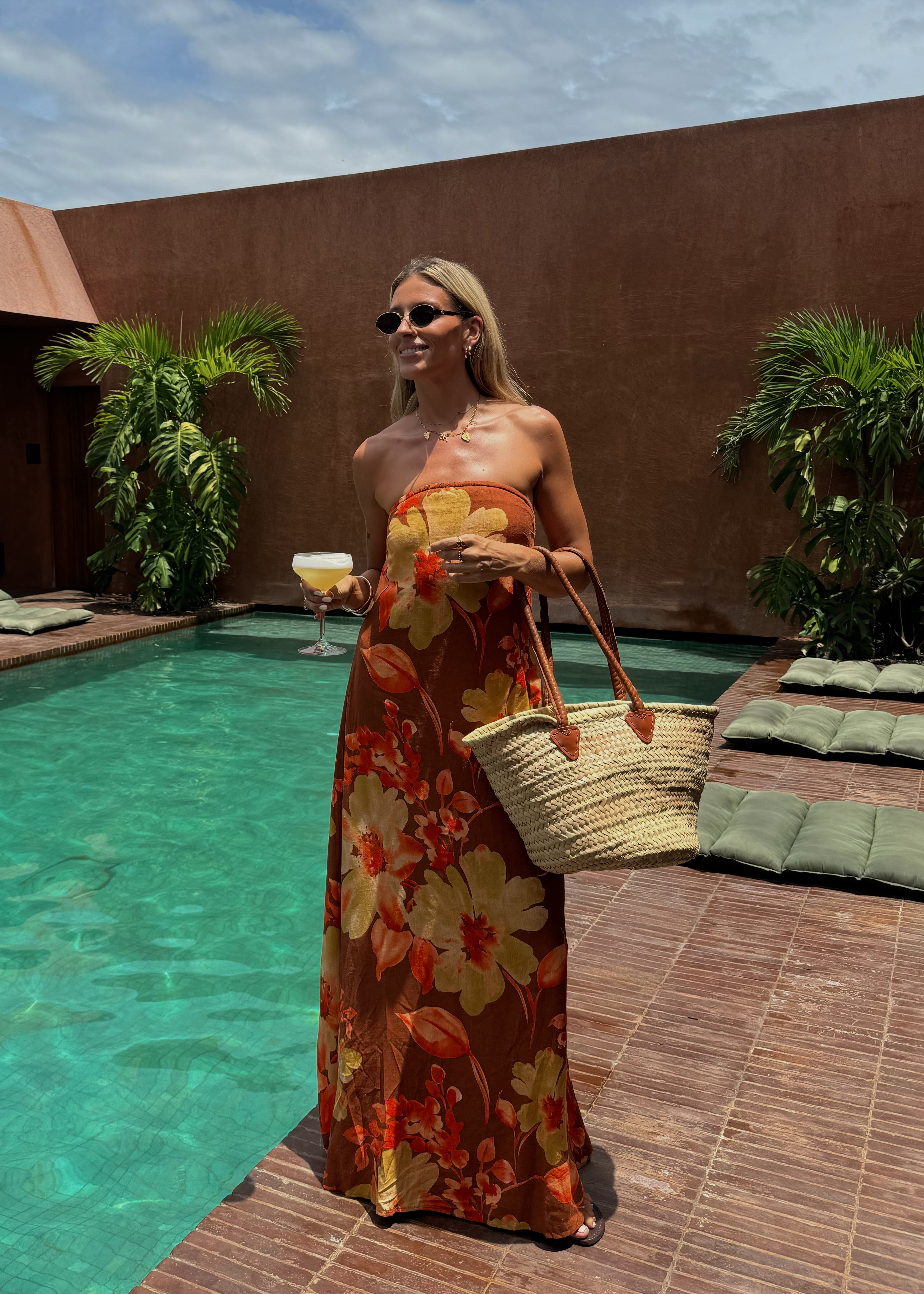 Bevissima Maxi Dress Solvana Print