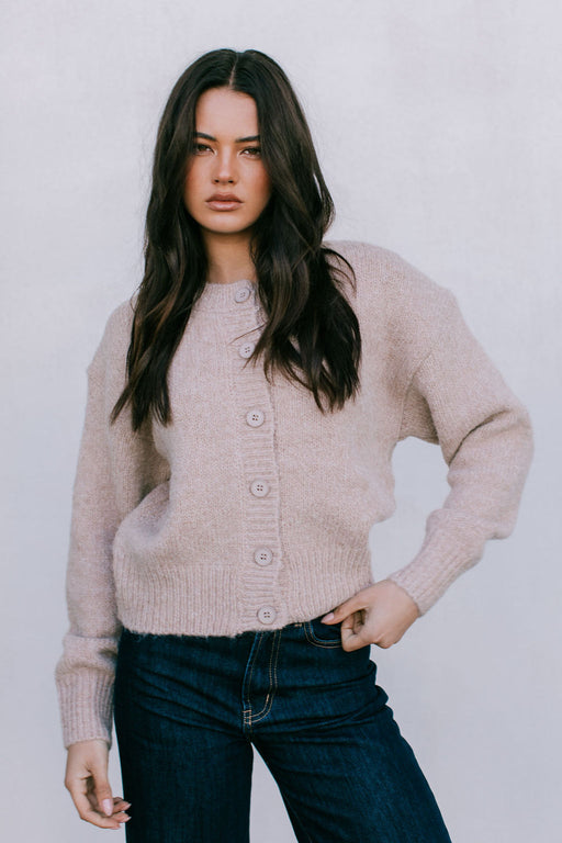 Harriet Knit Cardigan - Beige