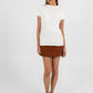 Nellie Mini Skirt - Brown