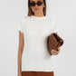Devon Knit Top - White
