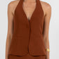 Eden Halter Top - Brown