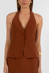 Nellie Mini Skirt - Brown