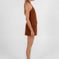 Nellie Mini Skirt - Brown