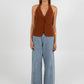 Eden Halter Top - Brown