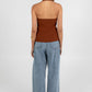 Eden Halter Top - Brown