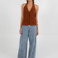 Eden Halter Top - Brown