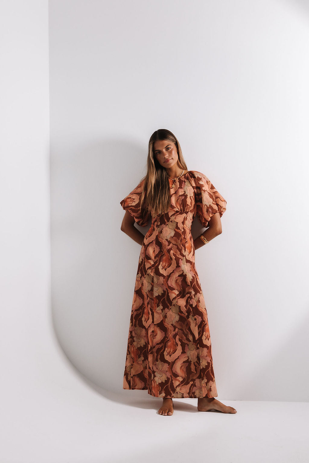 COMING SOON - Layne Midi Dress - Daydream Print