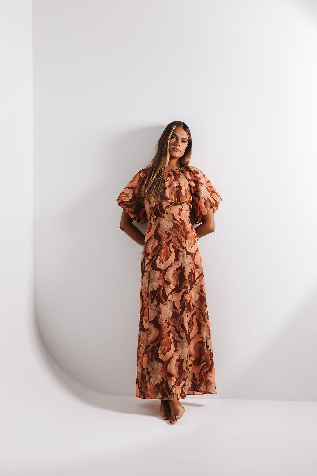 COMING SOON - Layne Midi Dress - Daydream Print