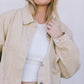 Ilou Denim Shirt - Sand