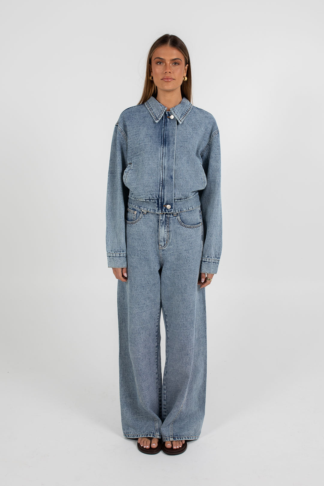 Vue Denim Jacket Dark Mineral Wash