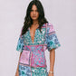 Loren Shirt - Paisely Tile Print