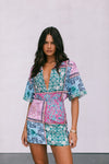 Loren Shirt - Paisely Tile Print