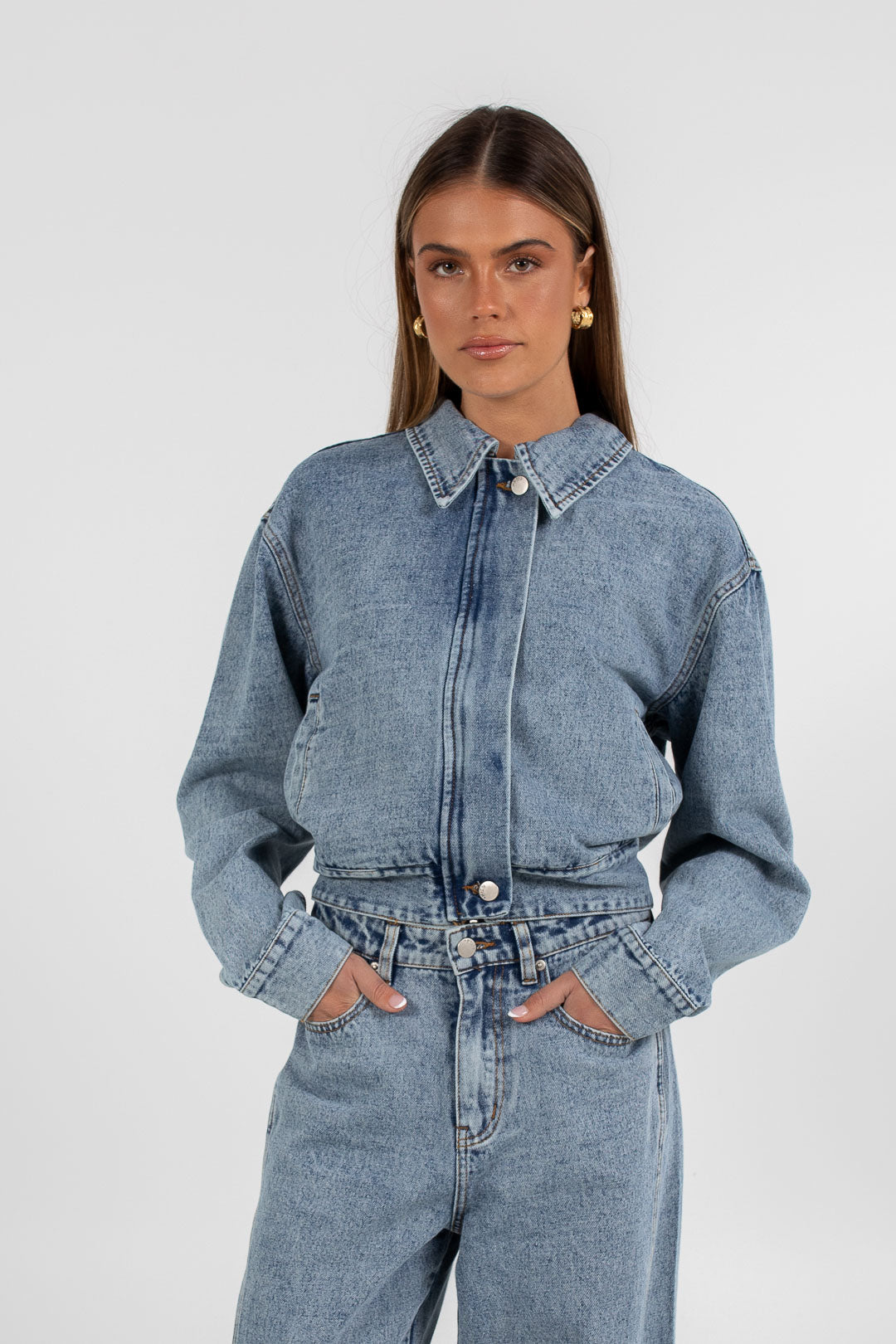 Vue Denim Jacket Dark Mineral Wash